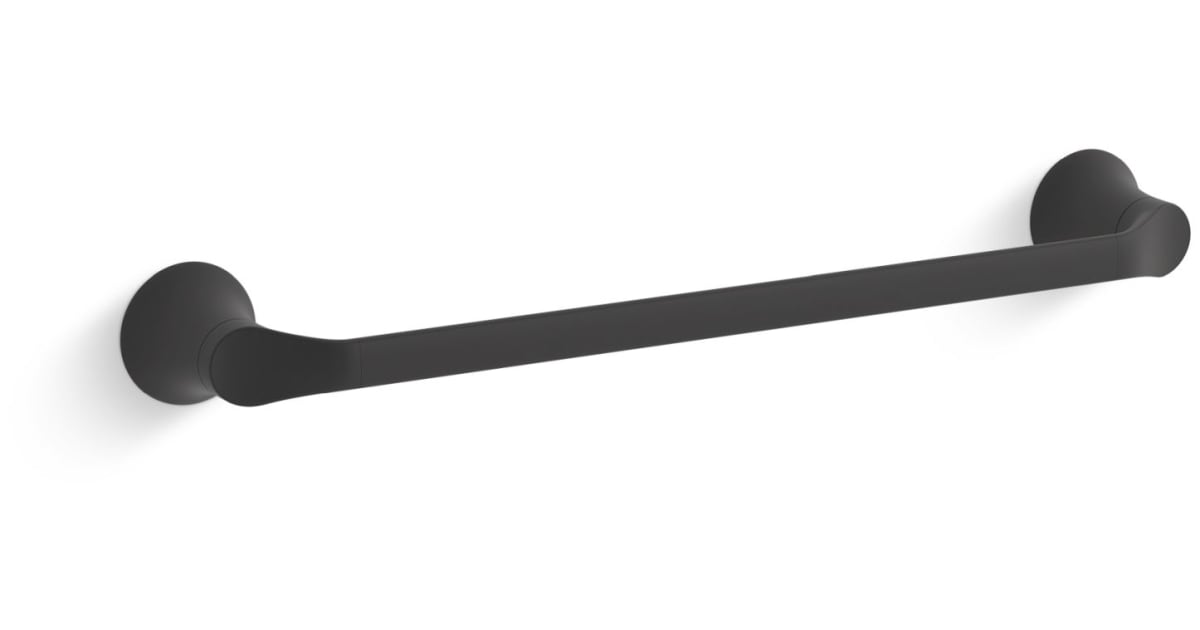 Kohler K27393BL Simplice 18" Towel Bar