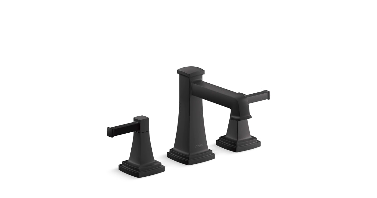 Kohler K273994KBL Riff 1 GPM Widespread Bathroom Faucet