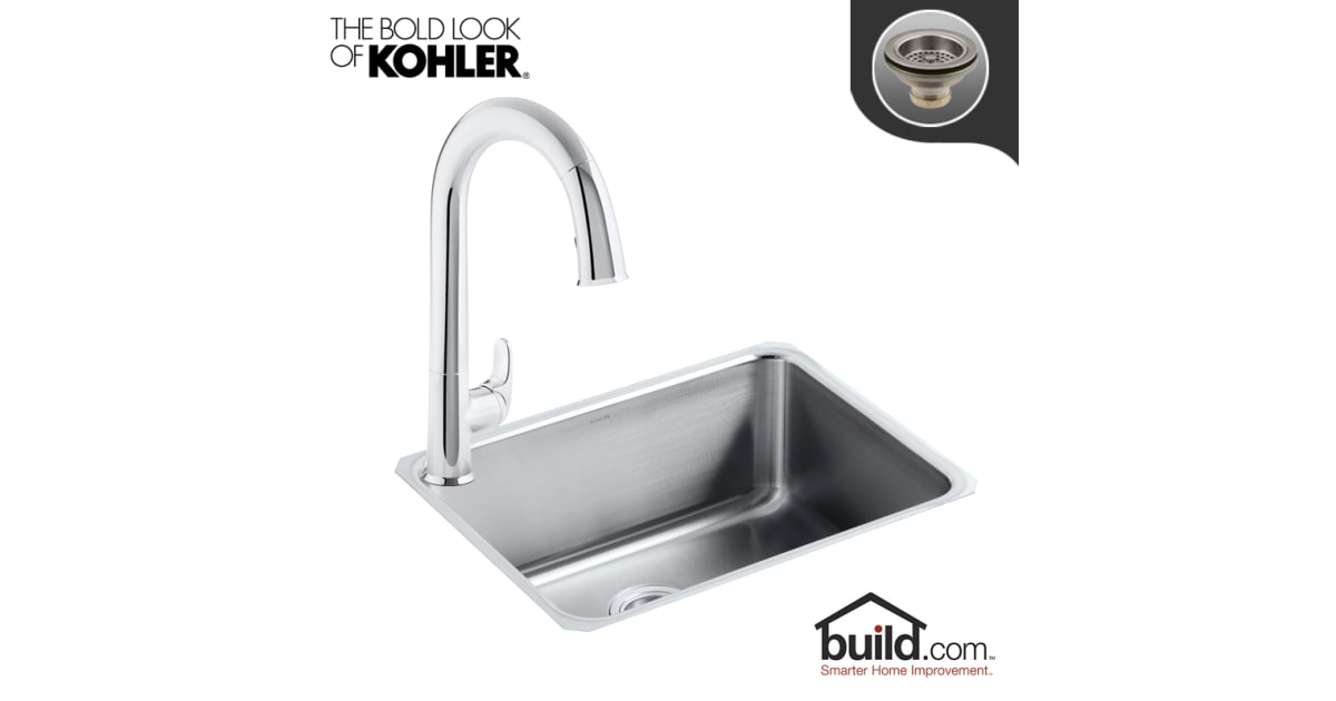 Kohler K3325HCFNA/K72218CP Undertone Preserve Kitchen