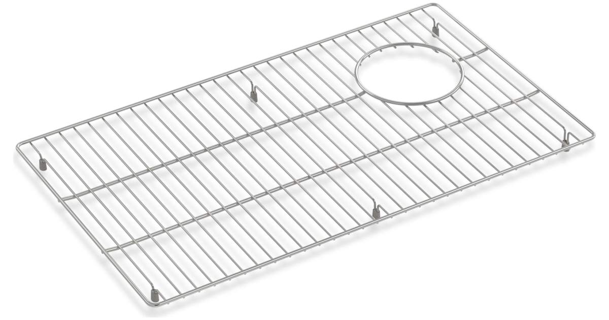 KOHLER K-6062-ST Dickinson Sottolavello In Acciaio Inox – Griglia Protettiva Per Lavello Da Cucina - 2