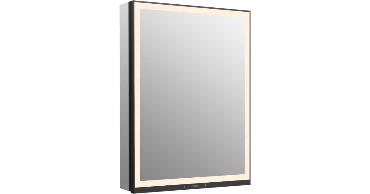 Kohler K-33690-L-NA Collage 24" x 31-11/16" Lighted Framed Single Door ...