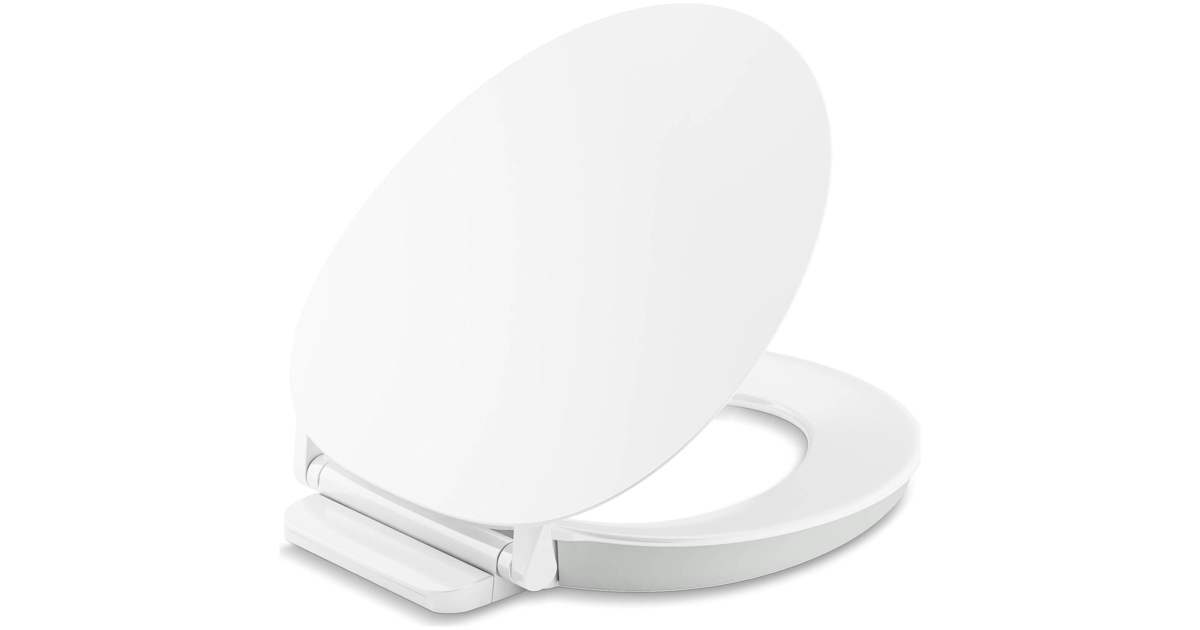 Kohler Drift ReadyLatch WC-Sitz – Leise Schließend, Rund, Weiß, Einfache Montage Von Oben