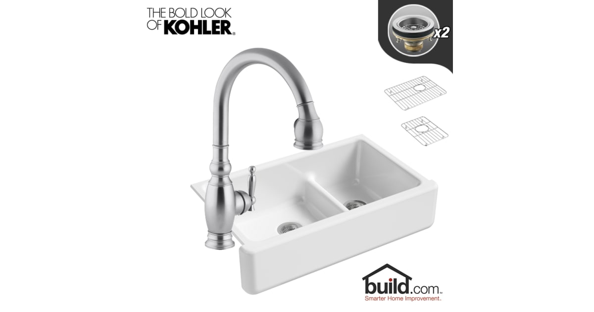 Kohler K6427/K690G Whitehaven Kitchen Kit
