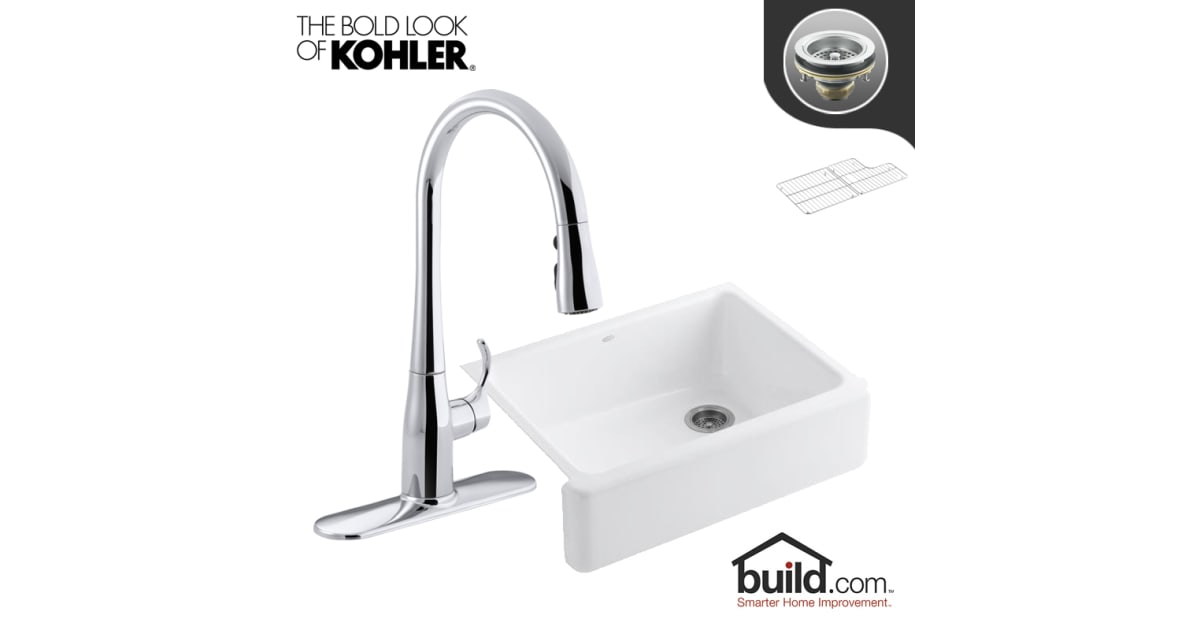 Kohler K6487/K596CP Whitehaven Kitchen Kit with