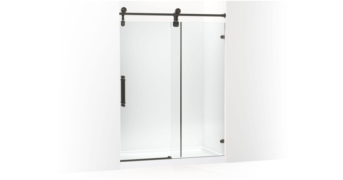 Kohler K-701724-10L-2BZ Artifacts 80-7/8" High x 59-1/4" Wide Sliding ...