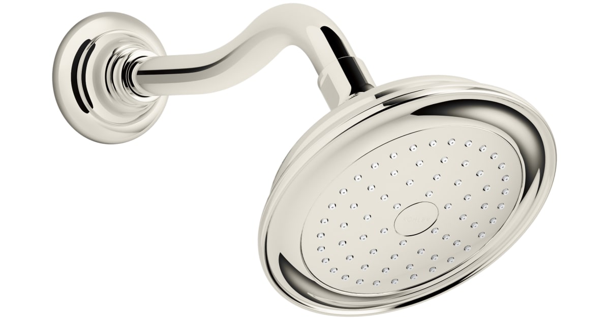 Kohler K-72773-SN Artifacts 2.5 GPM Single Function Shower Head with Katalyst Air-Induction Technology | Build.com