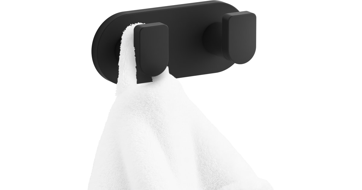 Kohler K73146BL Composed Double Robe Hook Rack