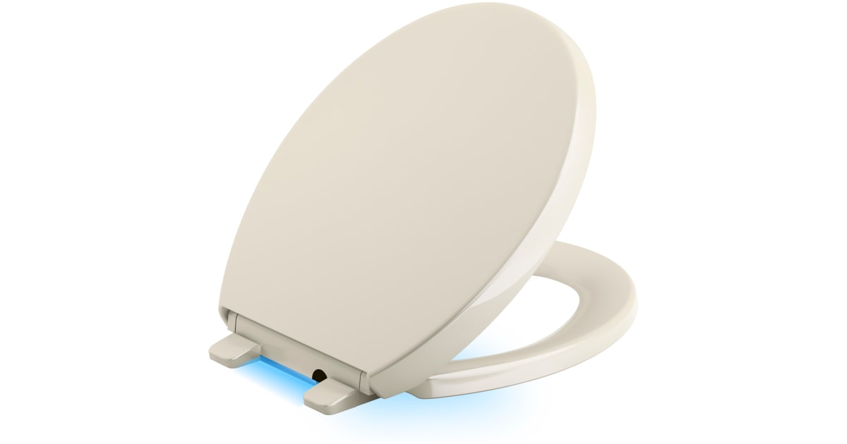 KOHLER Reveal WC-Sitz Mit Nachtlicht – Grifffest, Rund, Quiet-Close, Weiß
