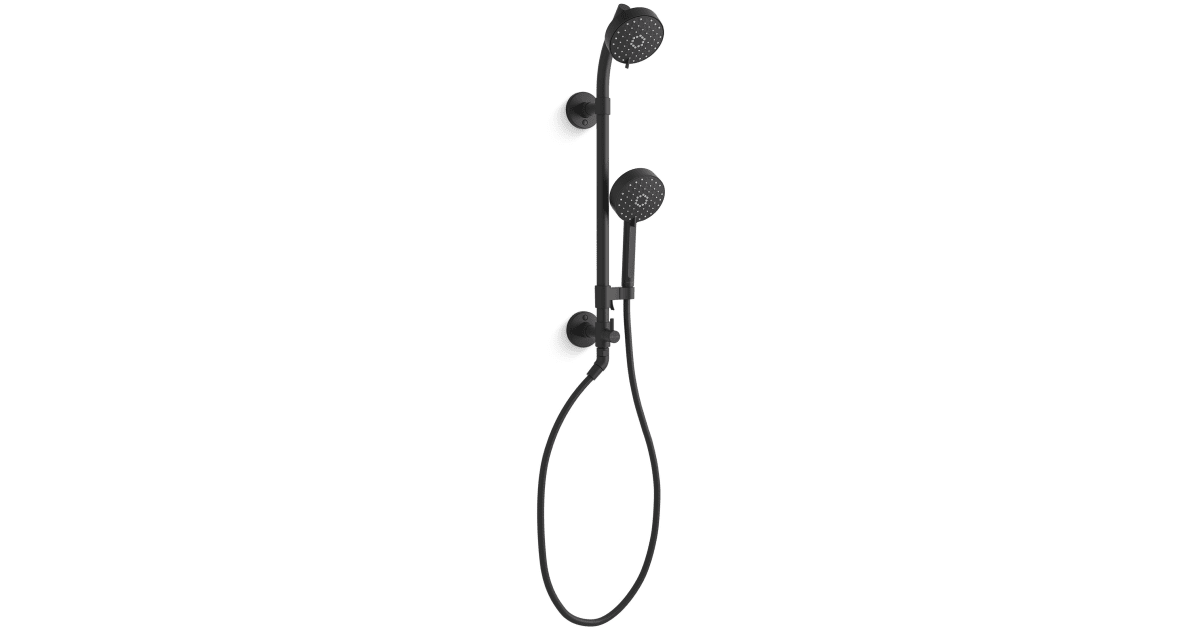 Kohler K76471YBL HydroRailS 2.5 GPM Multi Function