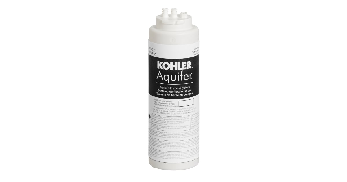 Kohler K77687NA Aquifer Replacement Filter Cartridge