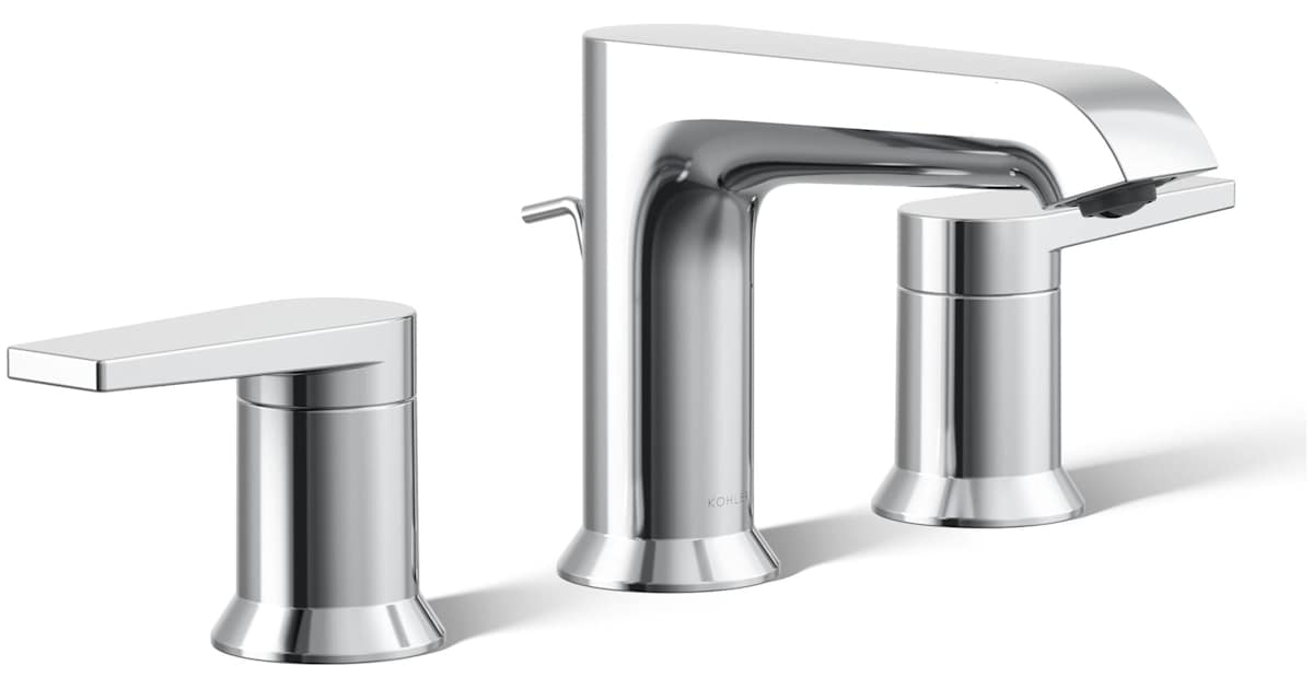 Kohler K-97093-4-CP Hint 1.2 GPM Widespread Bathroom Faucet with