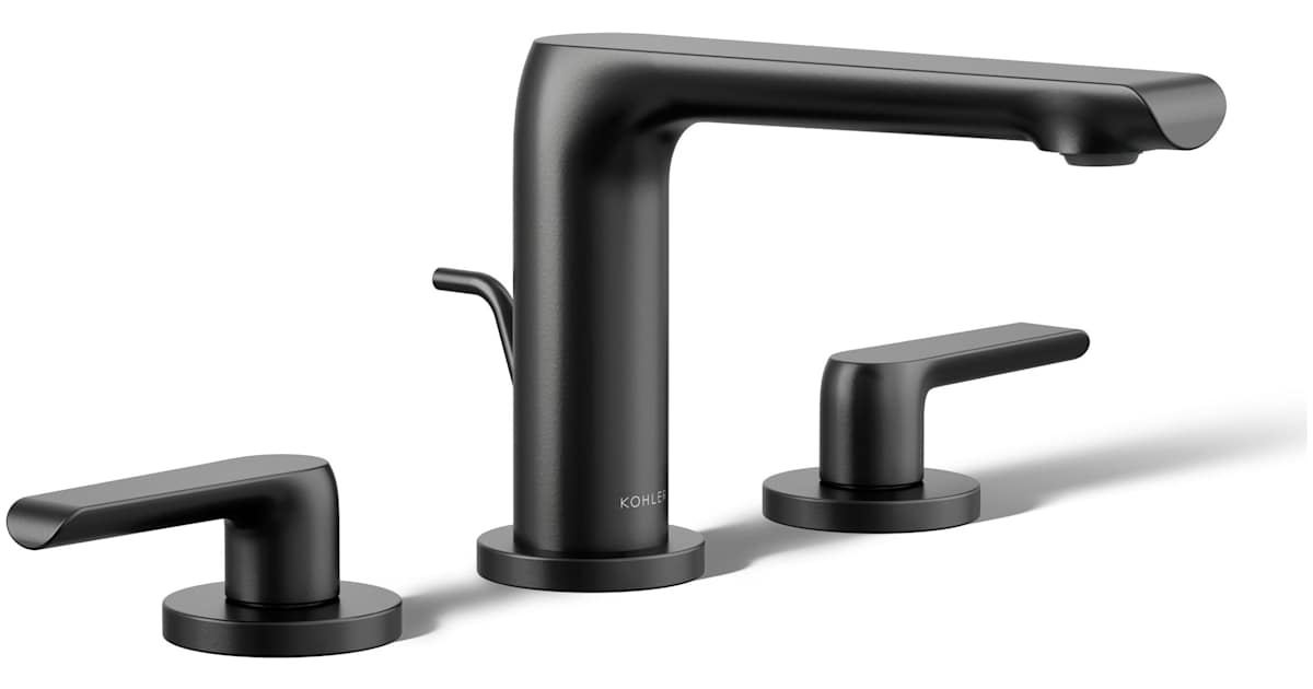 housetu.9730商品 Kohler K-97352-4-BL Avid 1.2 GPM Widespread Bathroom Faucet with