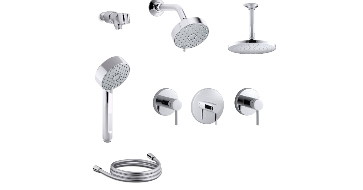 Kohler KAWAKENG110MS274CP Awaken Thermostatic Shower