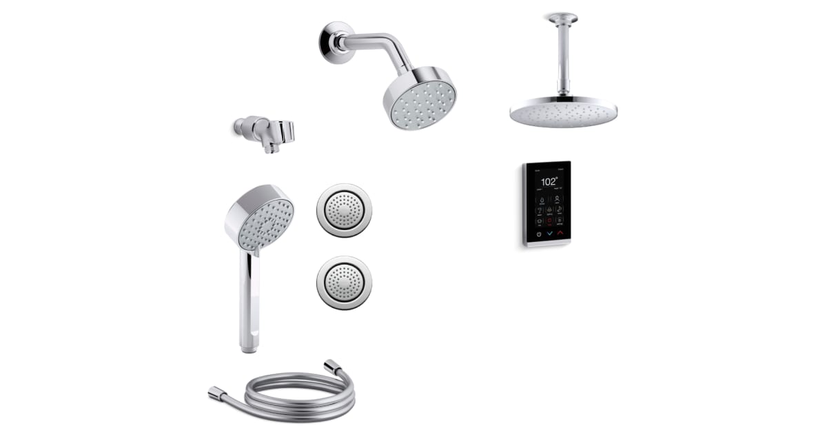 Kohler KAWAKENG90DTV18CP Awaken DTV+ Shower System