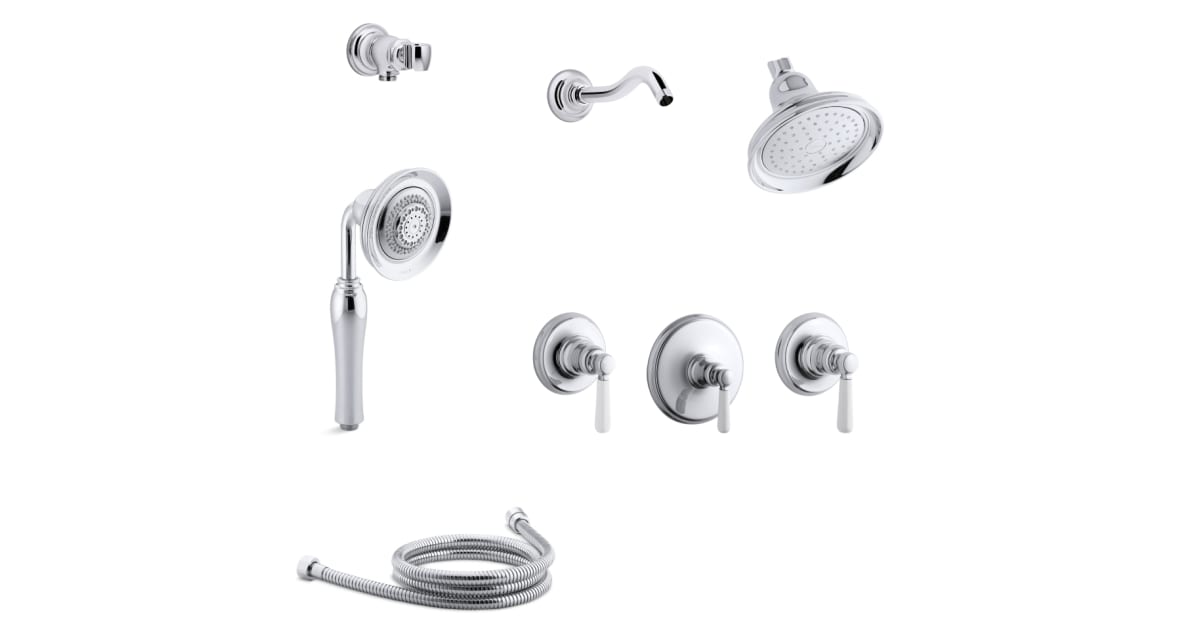 Kohler KBANCROFTDMS114PCP Bancroft Thermostatic Shower