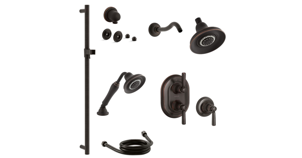 Kohler KBANCROFTSMS2142BZ Bancroft Thermostatic Shower