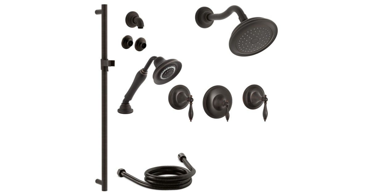 Kohler KFINIALDMS11S4M2BZ Finial Thermostatic Shower