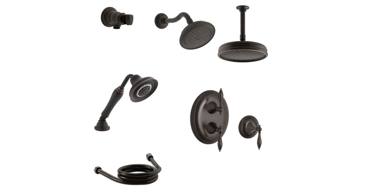 Kohler KFINIALSMS174M2BZ Finial Thermostatic Shower