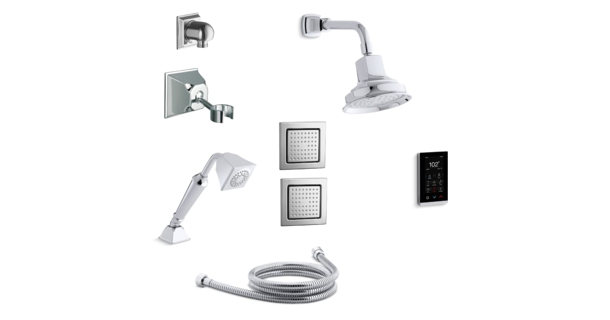 Kohler KMARGAUXDTV15CP Margaux DTV+ Shower System with