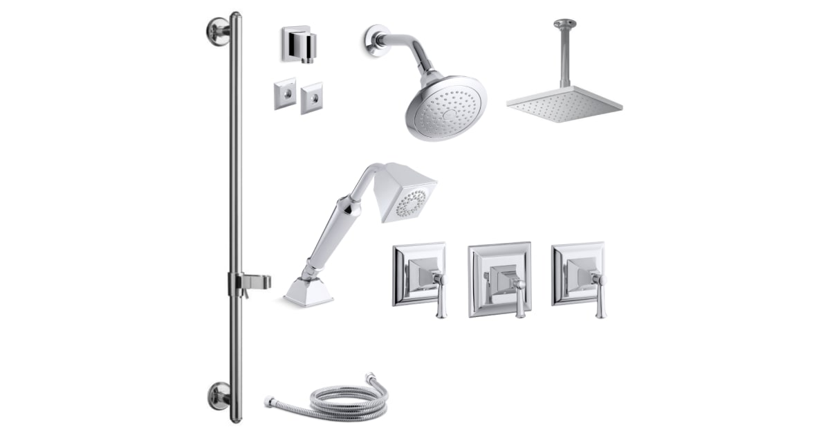 Kohler KMEMOIRSDMS17S4SCP Memoirs Thermostatic Shower