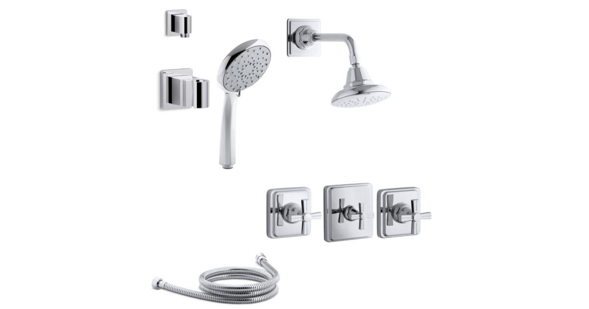 Kohler KPINSTRIPEDMS113BECP Pinstripe Thermostatic Eco