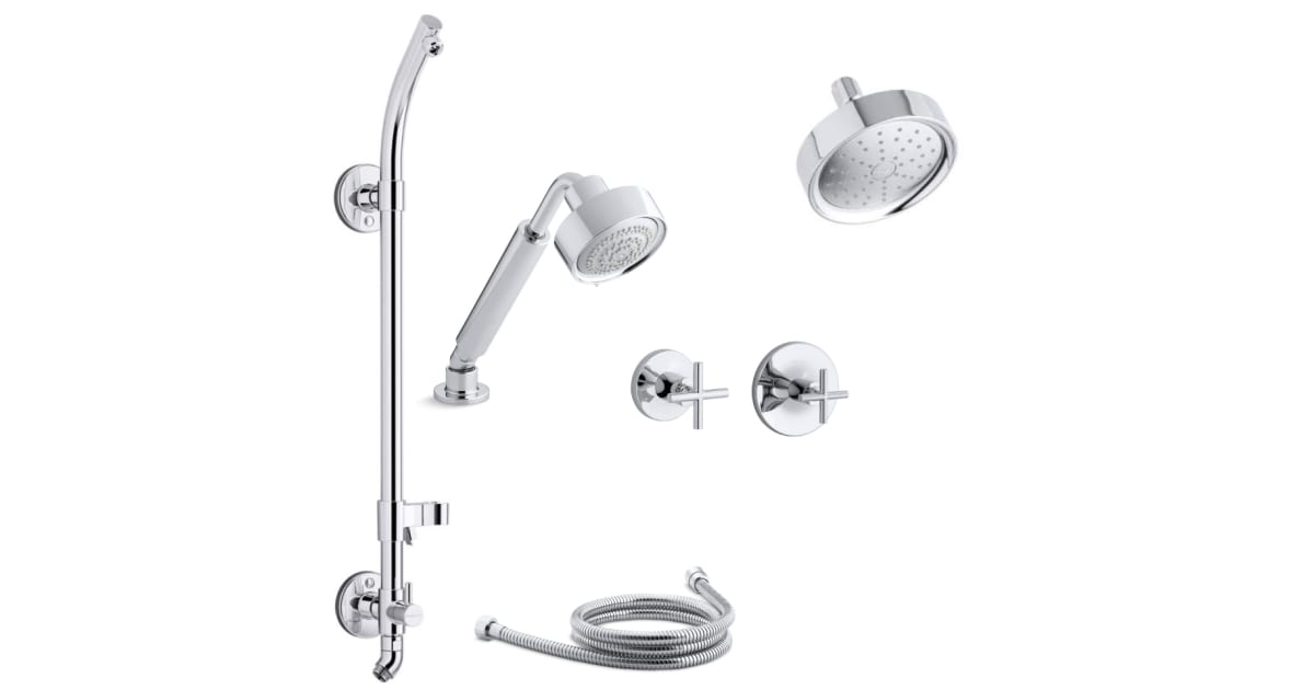 Kohler KPURISTMS11HR3ECP Purist Thermostatic HydroRail