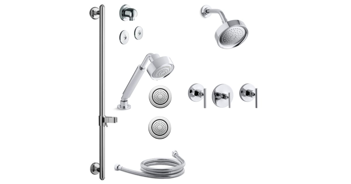 Kohler KPURISTMS15S4CP Purist Thermostatic Shower