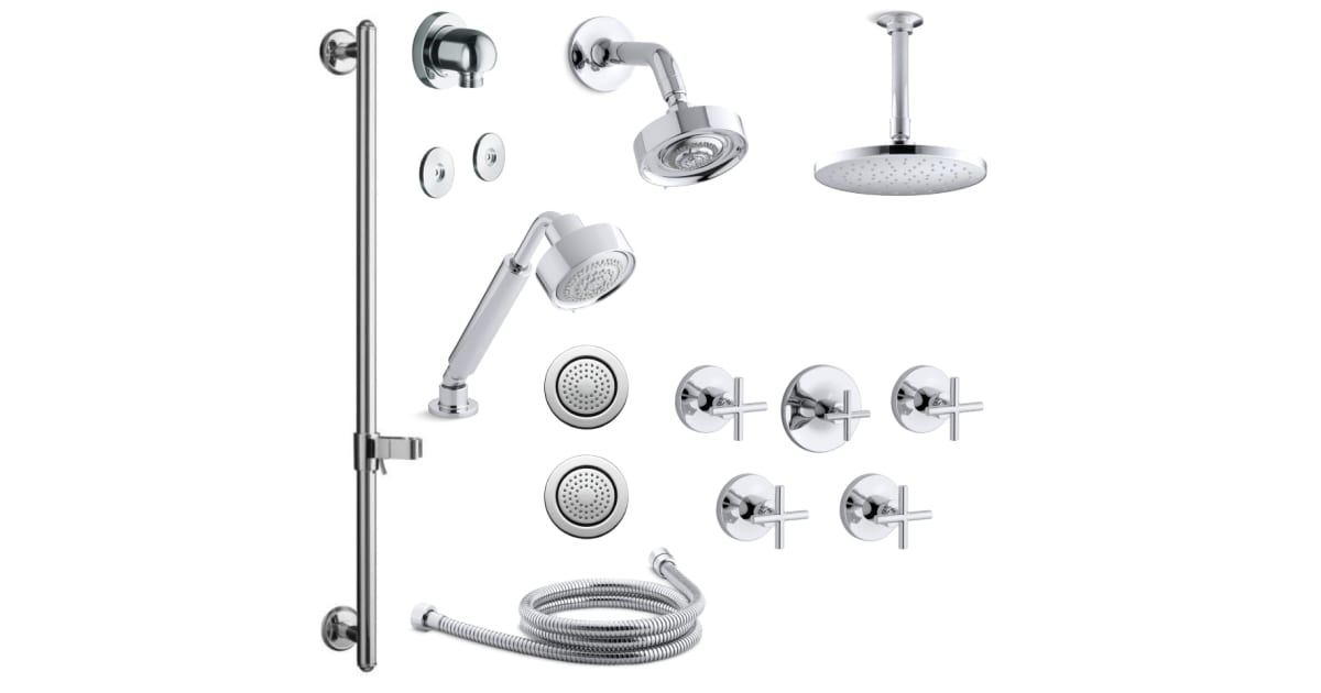 Kohler KPURISTMS28S3CP Purist Thermostatic Shower