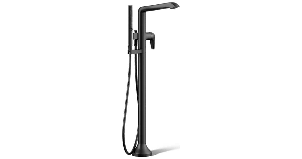 Kohler Tempered Floor Mounted Tub Filler With Built-In Diverter