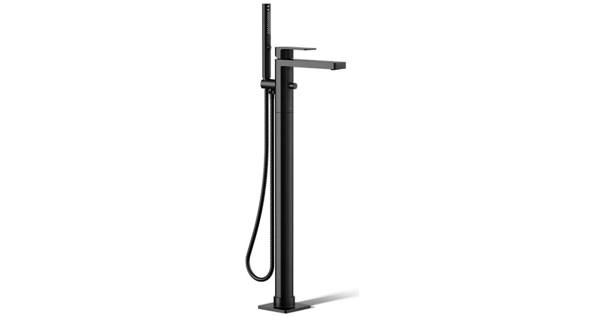 Kohler K-T23492-4-BL Parallel Floor Mounted Tub Filler