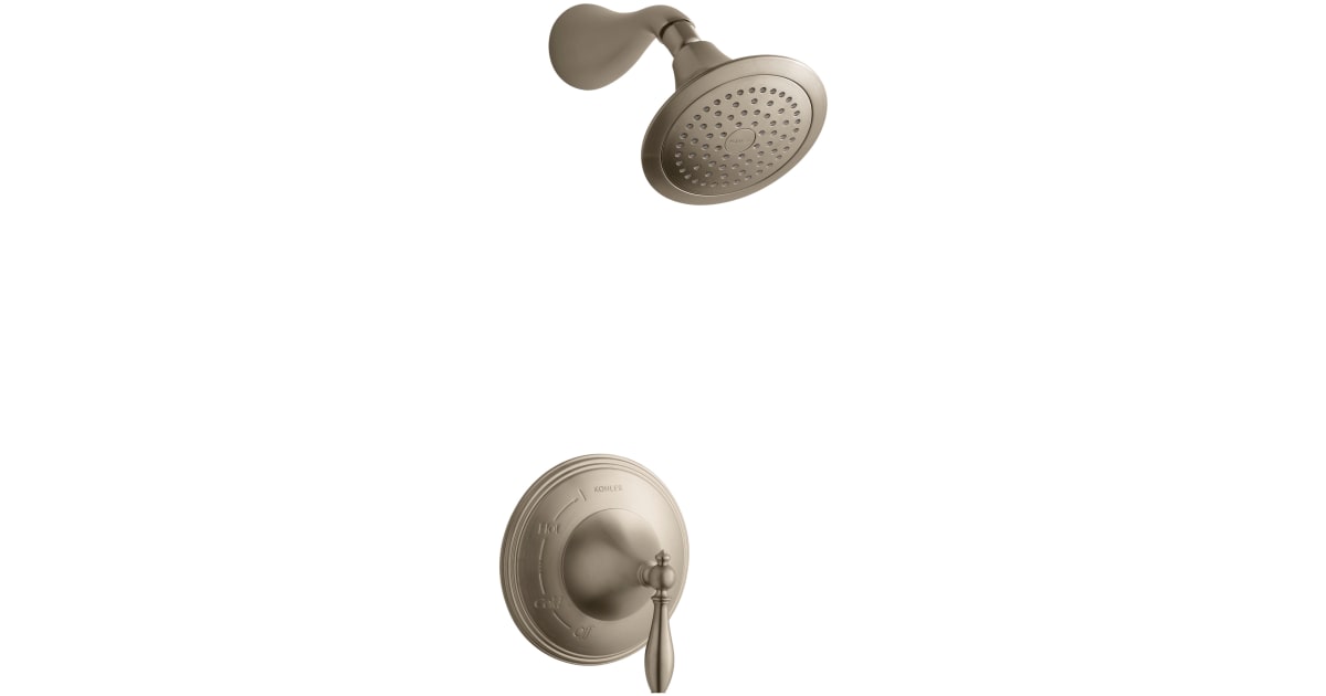 Kohler KT3134MBV Finial Traditional Shower Trim Package