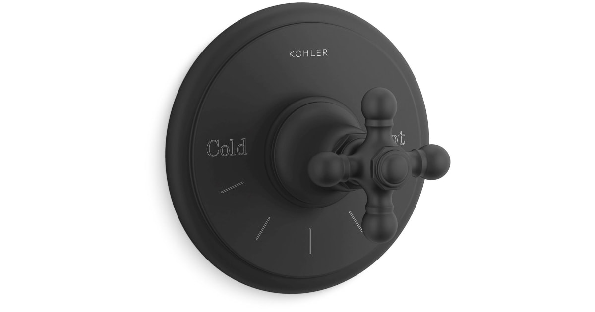 Kohler KT727693BL Artifacts Thermostatic Valve Trim