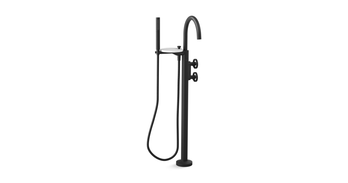 Kohler KT779849BL Components Floor Mounted Tub Filler