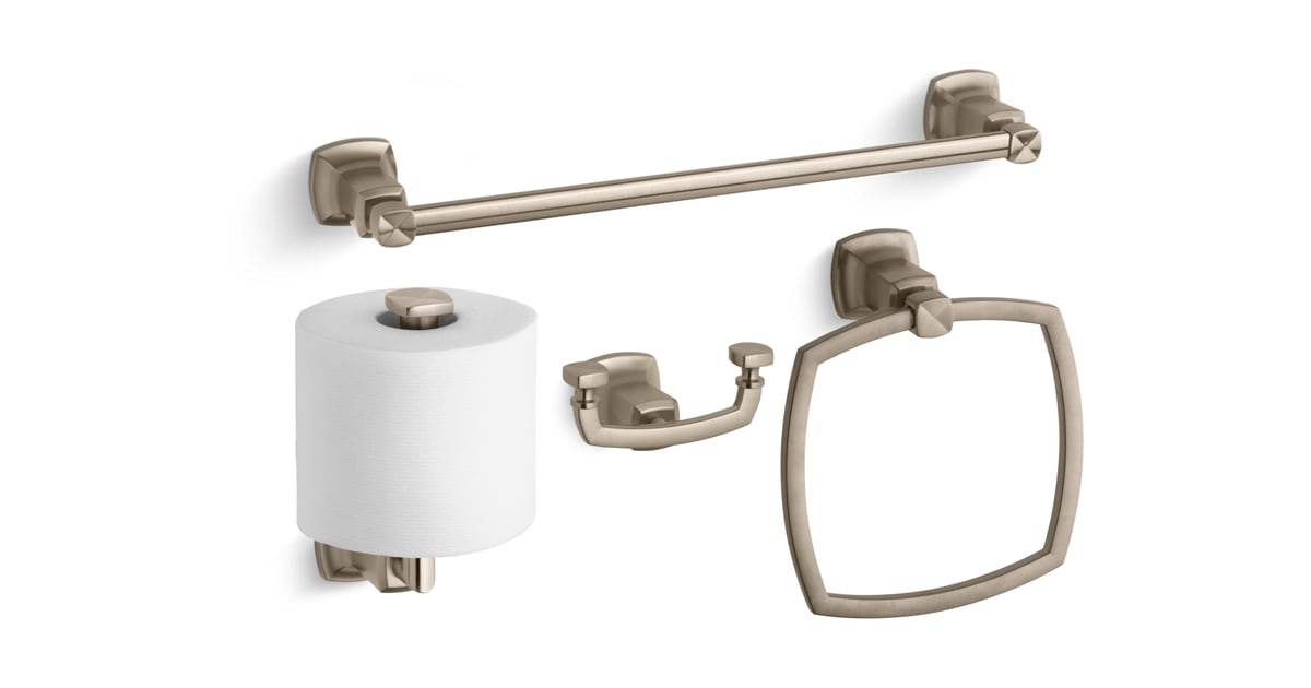 Kohler Margaux Better Accessory Pack 2BV 18" Towel Bar,