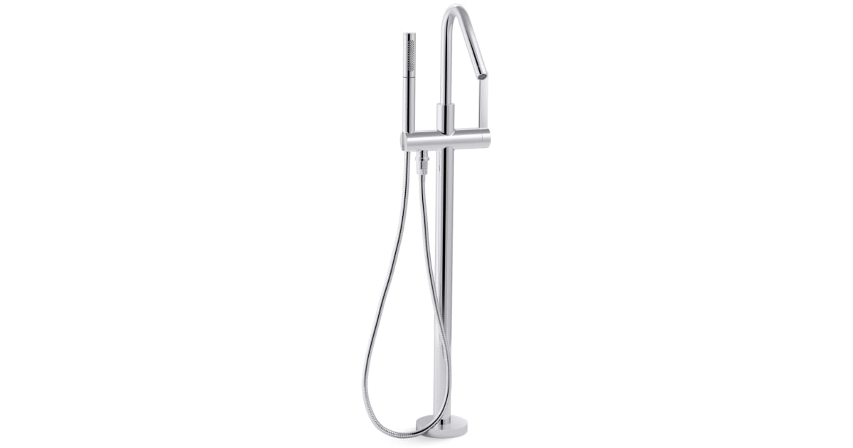 Kohler KT973444CP Stillness Floor Mounted Tub Filler