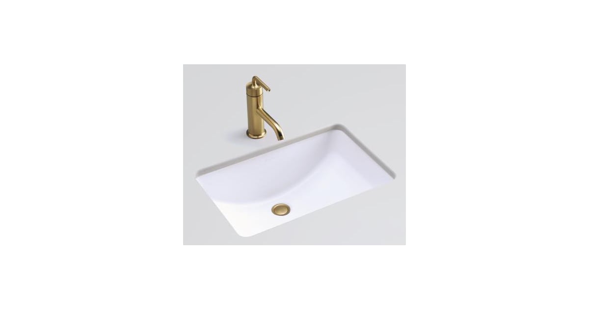 Kohler K2214HW1 Ladena 183/8" Undermount Bathroom Sink