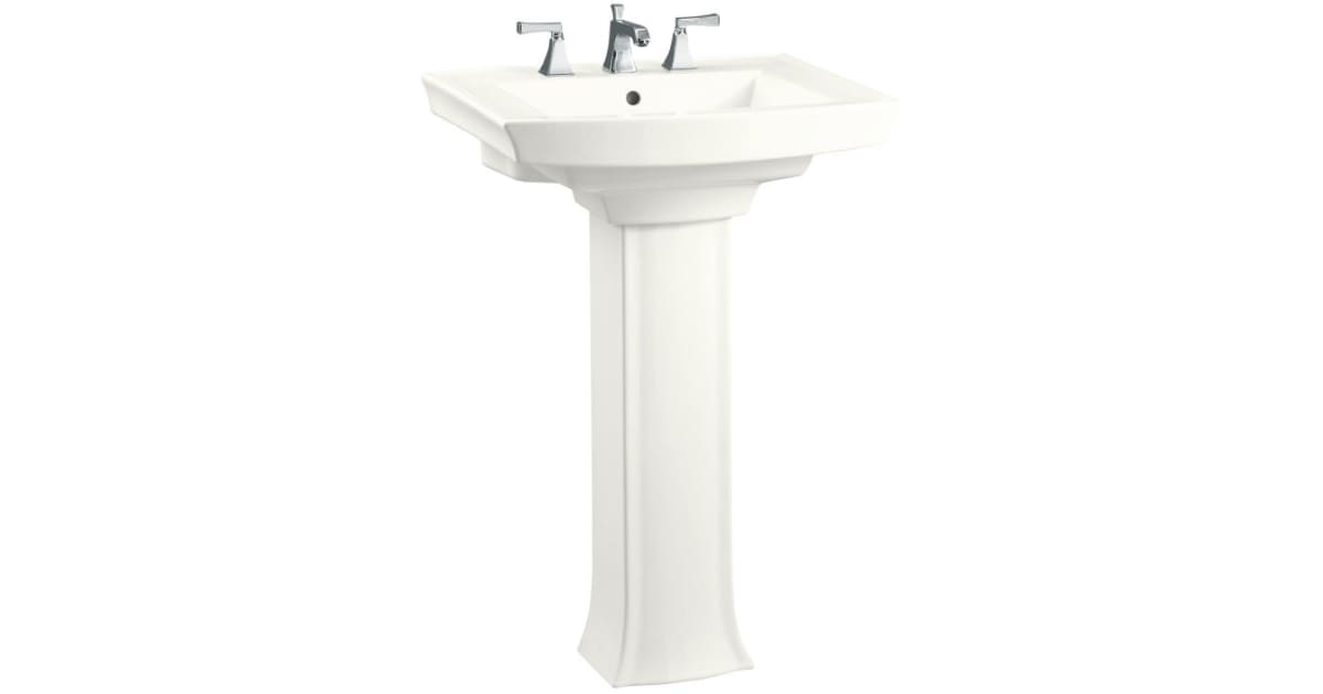 Kohler K235910 Archer 24" pedestal lavatory