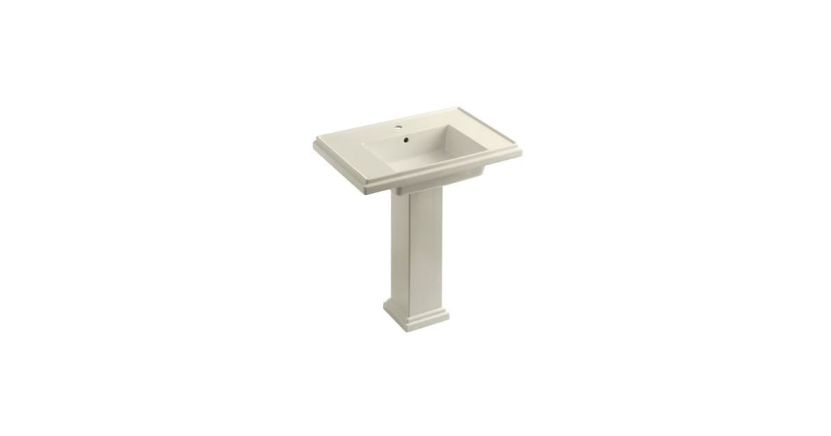 Kohler K2845147 Tresham 30" Pedestal Bathroom Sink with