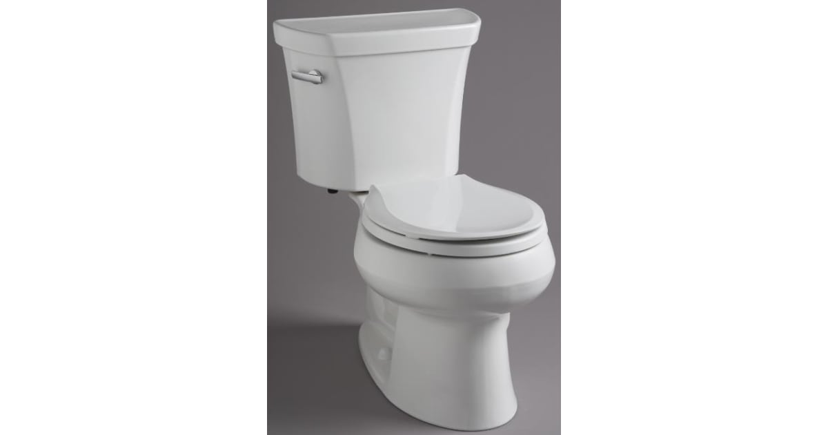 KOHLER Wellworth Toilet 1.28 GPF - Efficient One-Piece Toilet With Class Five Flushing Technology