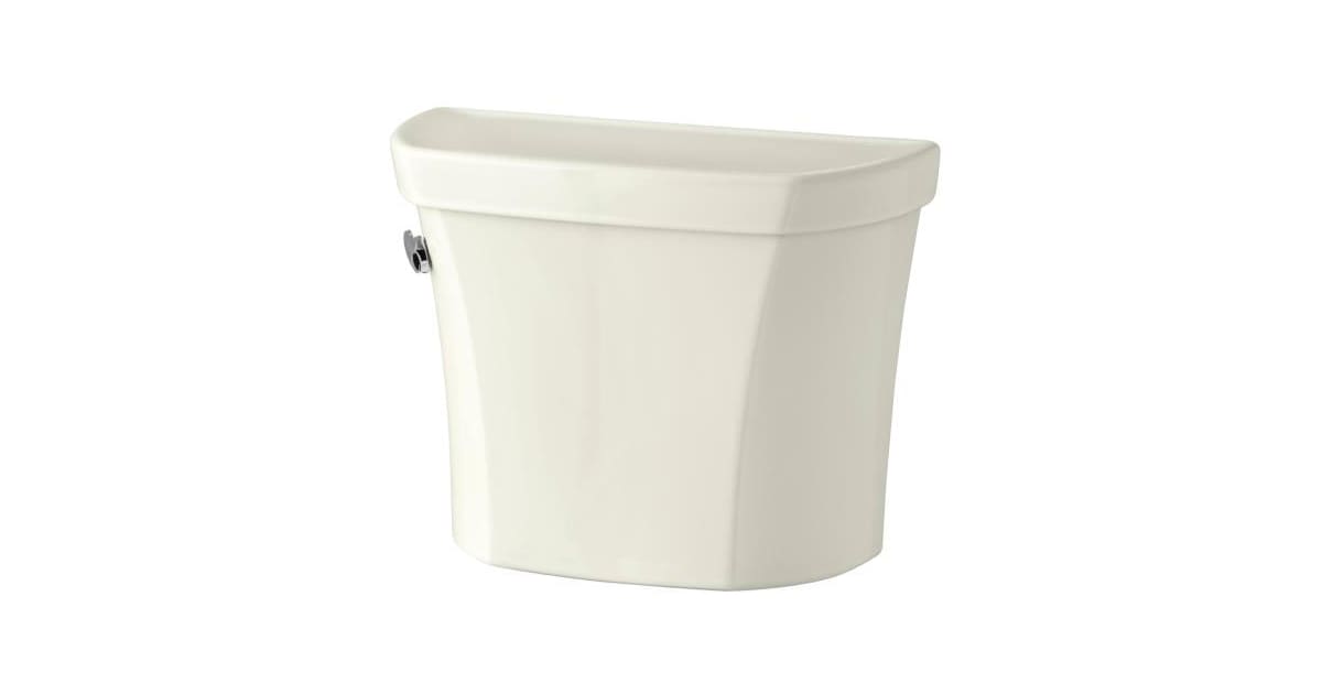 Kohler Wellworth 1.28 GPF Toilet – 12-Inch Rough-In, Right-Hand Trip Lever, White – High Efficiency