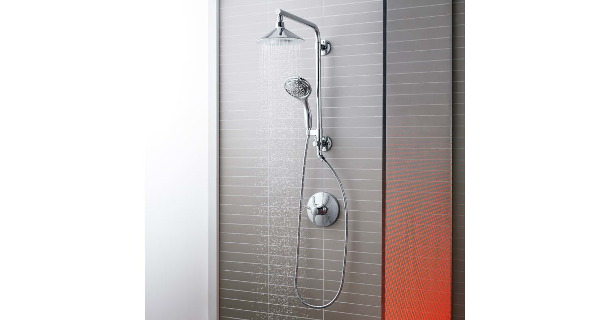 Kohler Moxie HydroRail Custom Shower System CP Moxie