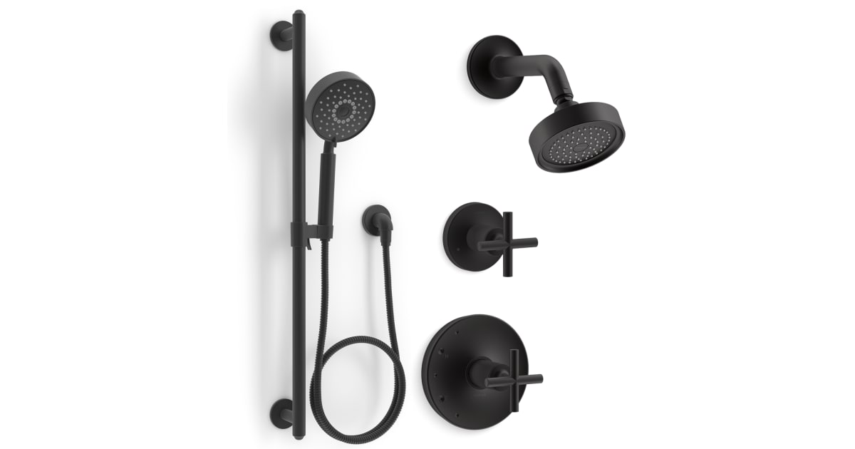 Kohler KSSPurist3RTHSBL Purist Pressure Balanced