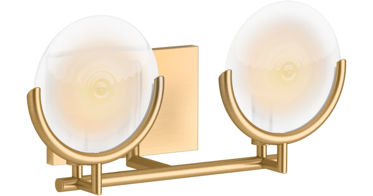 Kohler Lighting 29376SC02M2GL Arendela 17" Wide 2 Light