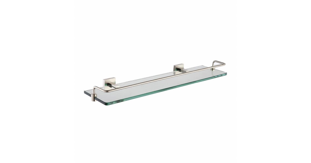 Kraus KEA14445BN Aura 201/10" Glass Shelf with Brass