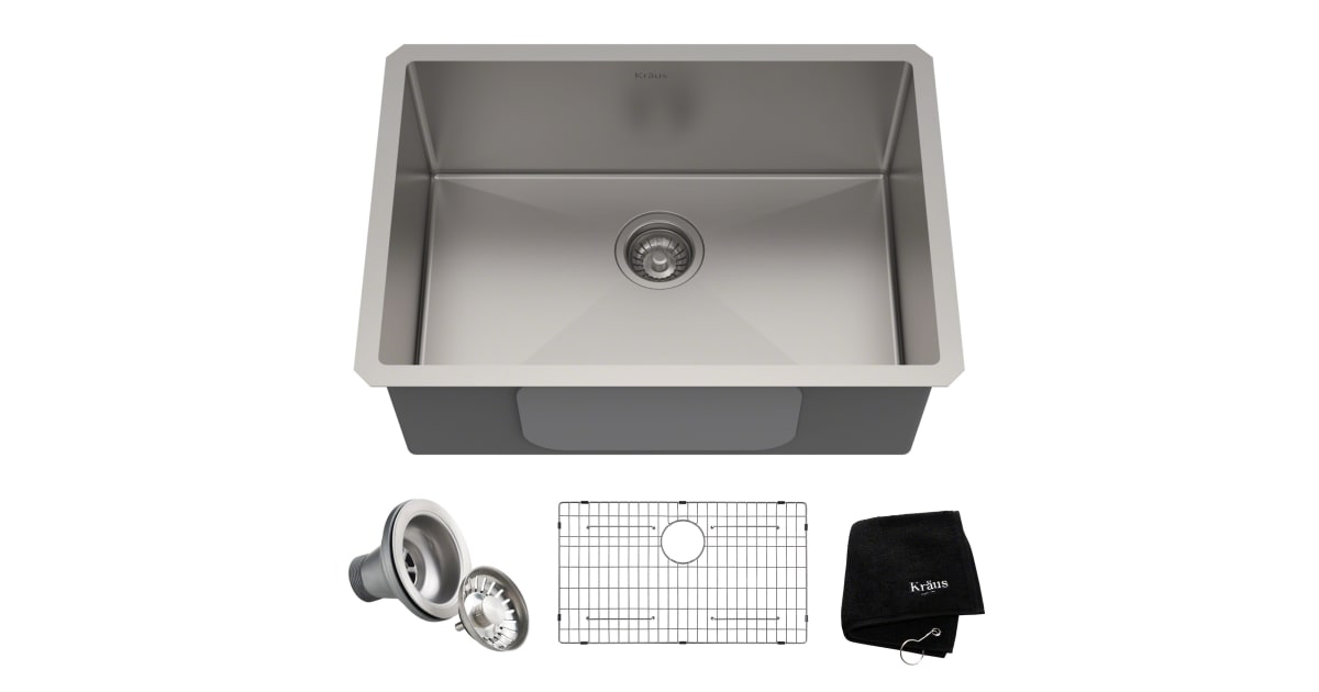 Kraus KHU10026 Standart PRO 26" Undermount Single Basin