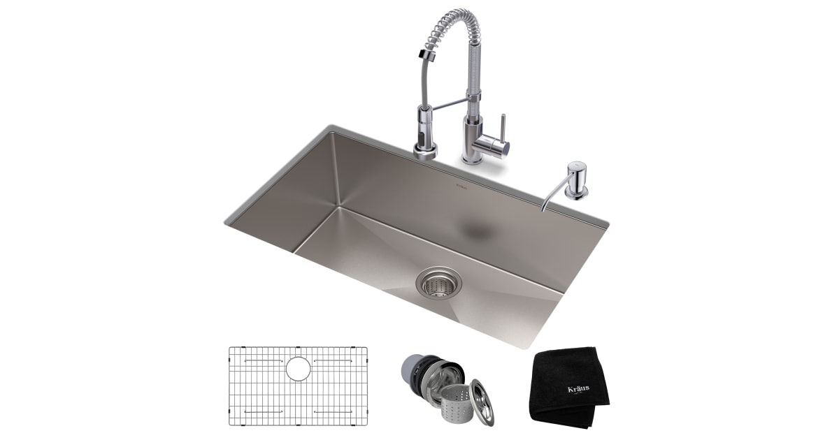 Kraus KHU10032161053CH Standart PRO 32" Undermount