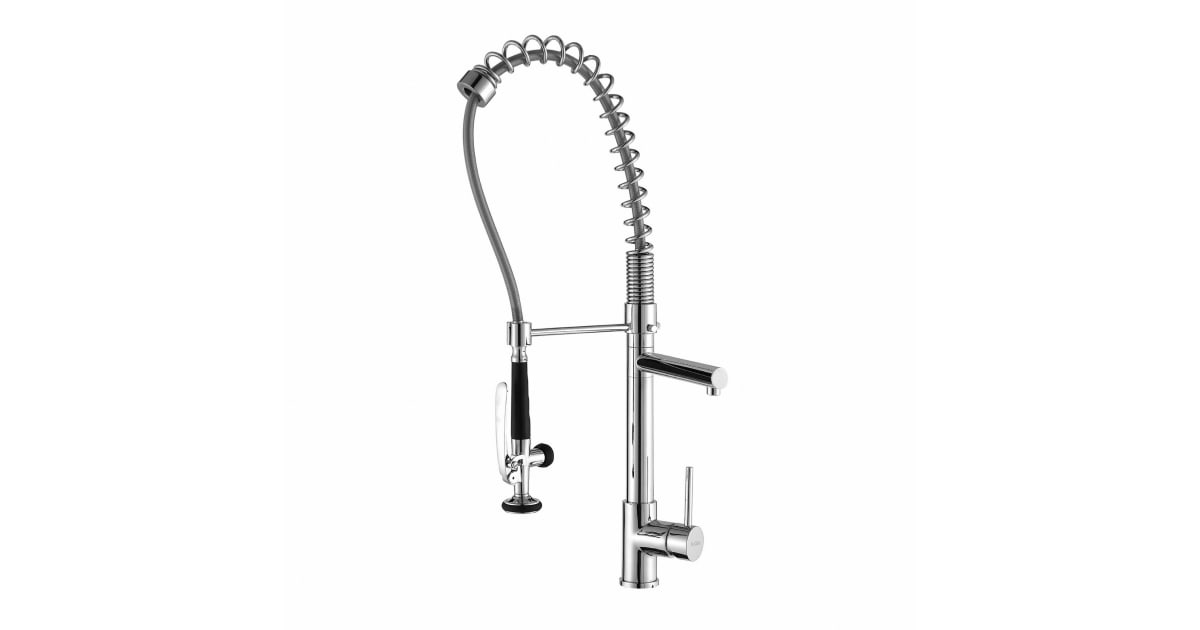 Kraus KPF-1602 Commercial Style Pre-Rinse Kitchen Faucet with Pot ...