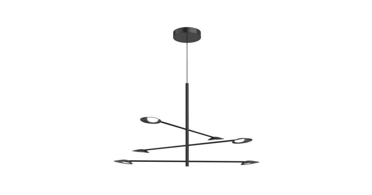 Kuzco Lighting CH90136BK Rotaire 36" Wide LED Linear