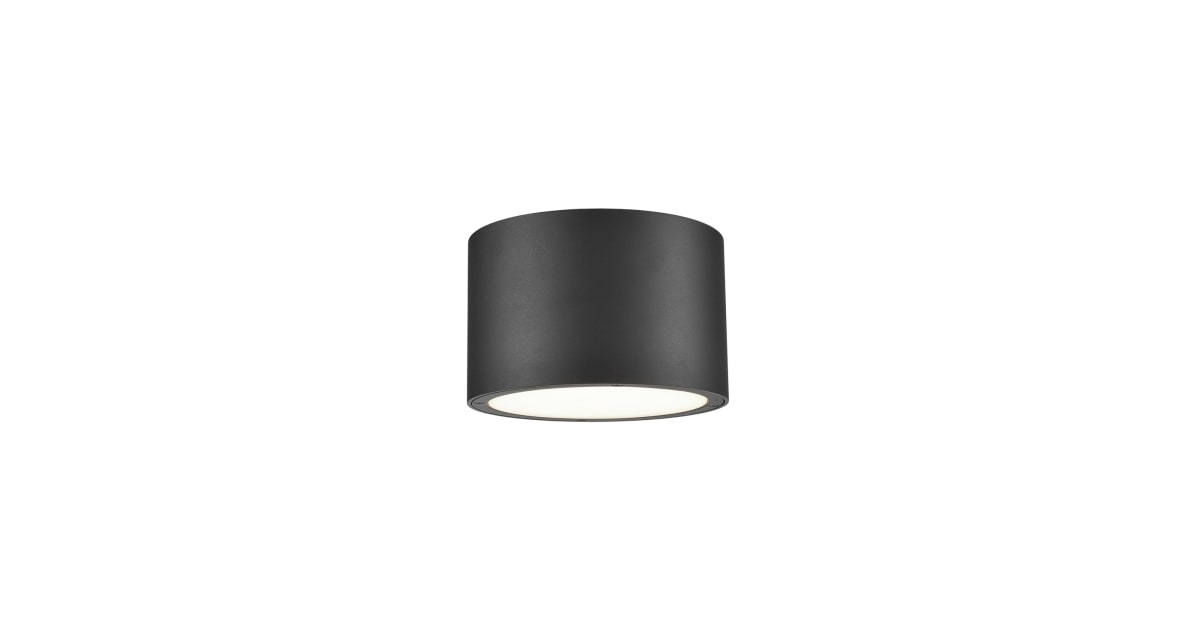 Kuzco Lighting EC19408BK Lamar 8" Wide LED Flush Mount