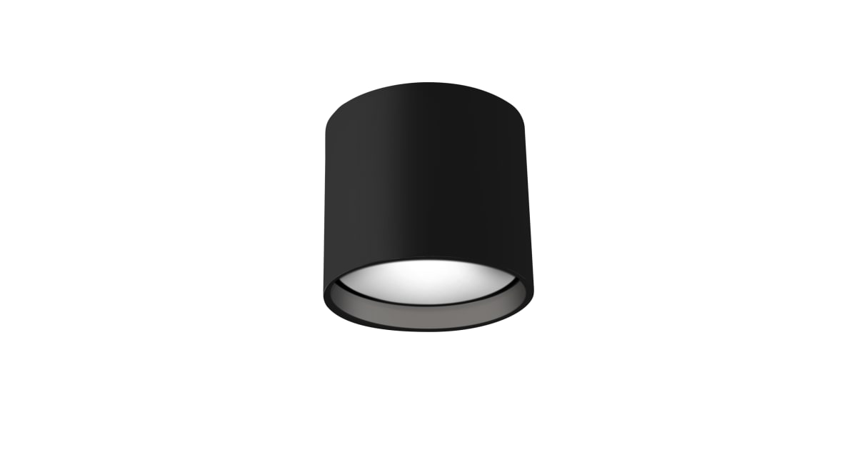 Kuzco Lighting FM10605BK Falco 5" Wide LED Flush Mount